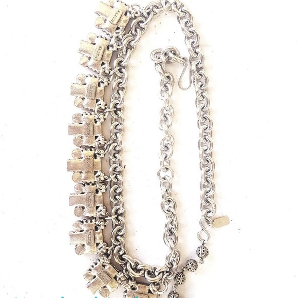 Womens FAITH Boho Cross Choker - Picture 4 of 4